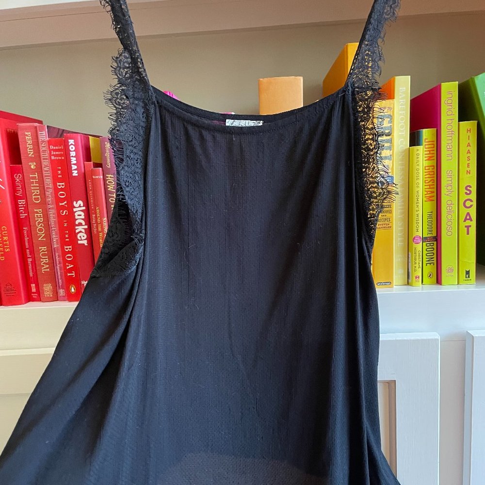 Free People Intimately Lace Trapeze Tank Top